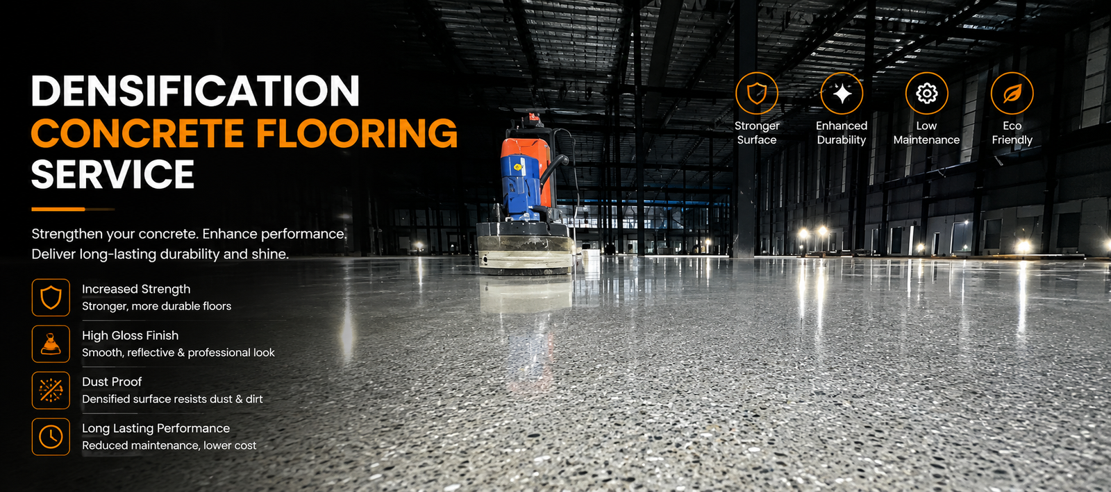 Densification Concrete Flooring Service