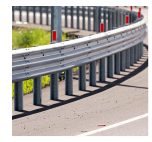 Single-Sided W-Beam Guardrail